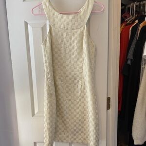 Lilly Pulitzer Cream Textured Mini Dress